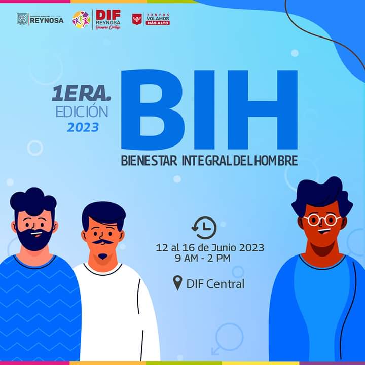 Realizará DIF Reynosa Semana de Bienestar Integral del Hombre 2023