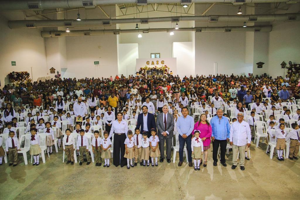 Presidió Alcalde Carlos Peña Ortiz graduación de niños de CAIC Reynosa