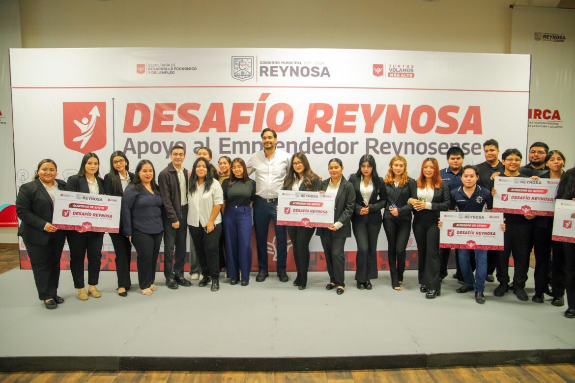Impulsa Alcalde Carlos Peña Ortiz iniciativa empresarial de jóvenes reynosenses