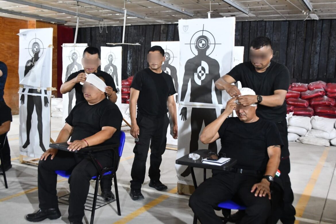 Personal de la Guardia Estatal inició segundo bloque del curso de Medicina Táctica