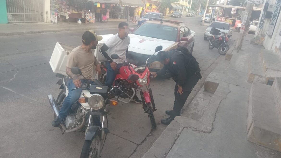 Permanente prevención del delito con operativo ‘’Moto Segura’’ en la zona sur