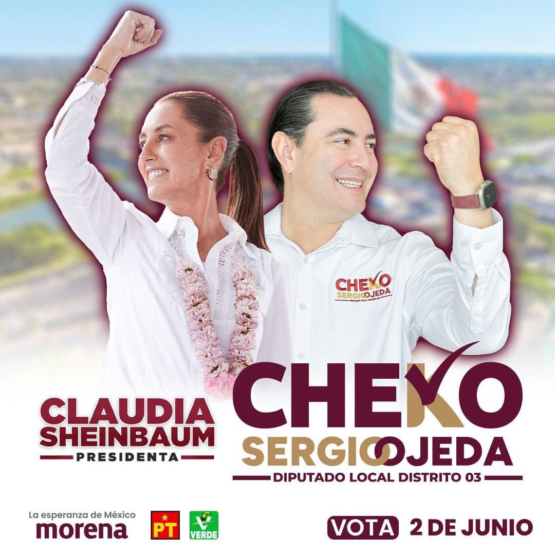 Rumbo a la victoria Claudia Sheinbaum y “Cheko” Ojeda