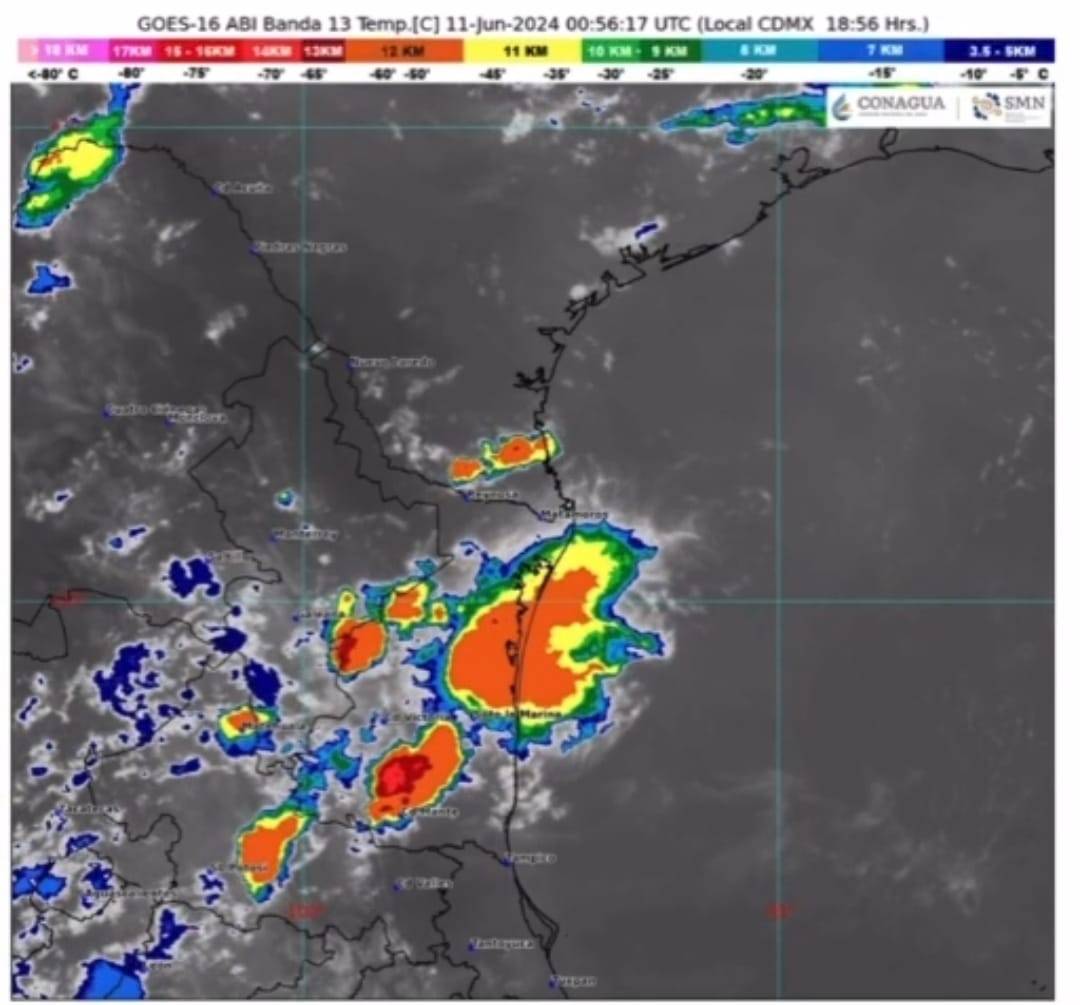 Continuarán lluvias en Reynosa, PCyB recomienda precaución