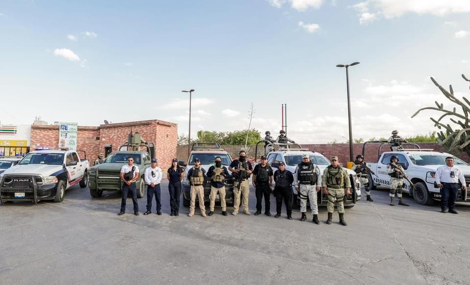 Trabaja Gobierno de Carlos Peña Ortiz en coordinación con fuerzas federales para salvaguardar integridad de ciudadanos